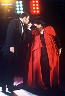 Rock Star Prints: Freddie Mercury and Montserrat Caballe in concert at the official launch of Spain