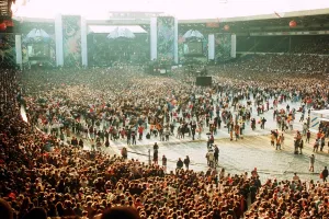 Ne022 Ms Prints: The Freddie Mercury Tribute at Wembley stadium Dbase msi 1990s Freddie