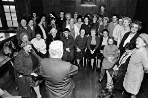 Frederick Davies, 76, is King of the Darby and Joan Club in the Regents Park, London area