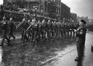 00049 Prints: Freedom of Oldham to the 41st (Oldham) Royal Tank Regt: Troops of the 41st Oldham Royal