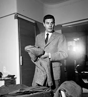 French actor Louis Jourdan pictured at Claridges Hotel in London - he is in the country