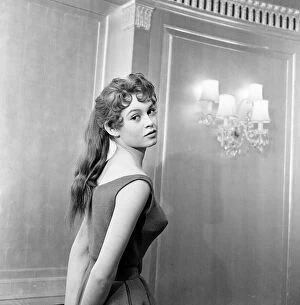 Images Dated 3rd March 2021: French actress Brigitte Bardot who stars in the new film 'Doctor At Sea'