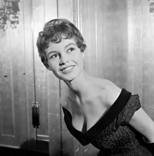 French actress Brigitte Bardot who stars in the new film Doctor At Sea