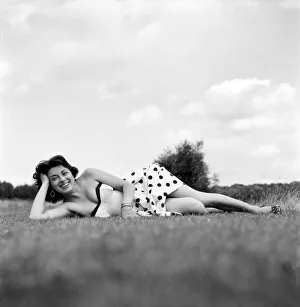 French beauty Queen Danielle Carol Collignon seen here modelling the latest fashions