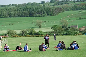 00972 Prints: French Squad Training at Haydon Bridge High School in Northumberland, 9th June 1996