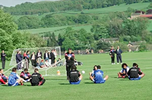 00971 Prints: French Squad Training at Haydon Bridge High School in Northumberland, 9th June 1996