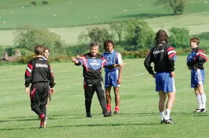 00972 Prints: French Squad Training at Haydon Bridge High School in Northumberland, 9th June 1996