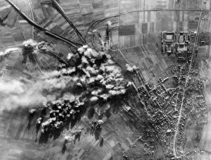 Usaaf Prints: Friedberg Marshalling Yard Air Raid 4th December 1944 The vital choke point