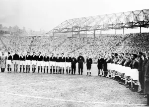 Stadiums Prints: Friendly match between Birmingham City and the touring Sparta Prague team which the Blues