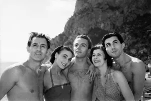 Friends of American singer and actress Gracie Fields: Anton Dolin, Daphne Dale