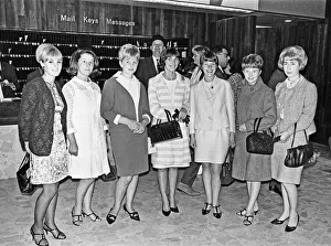 Wags Prints: Friends and wives of some of the England players gathered together at the Royal Garden