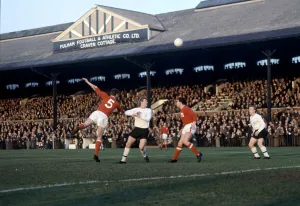 Fulham Prints: Fulham 0-2 Tottenham Hotspur, League Division One match at Craven Cottage