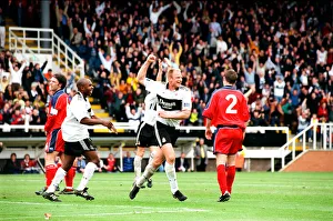 00326 Prints: Fulham 3 v. Preston 0 Fulham crowned Division Two Champions. 8th May 1999