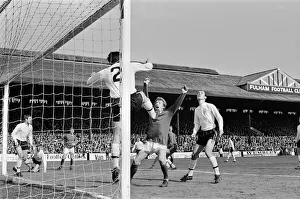 Fulham v Manchester United League match at Craven Cottage 12th April 1968