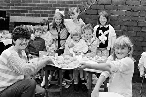 00684 Prints: Fund-raisers found success on a plate at a garden party in aid of the Ellerslie Child