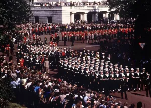Terrorism Prints: Funeral of Earl Mountbatten September 1979 Bearer party from HMS Mercury with