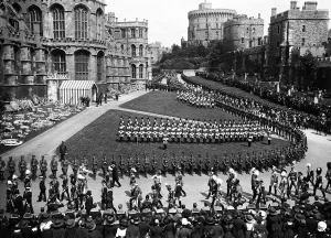 00128 Prints: The funeral of King Edward VII May 1910 Edward died at Sandringham on May 6, 1910