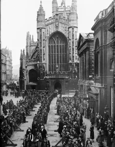 00289 Prints: Funeral of King George V 28th January 1936 Funeral procession of King George V seen