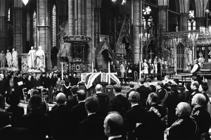 01270 Prints: The funeral of Louis Mountbatten, 1st Earl Mountbatten of Burma held at Westminster Abbey