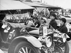Veteran Prints: What a funny car, these youngsters seem to be saying as they look at this