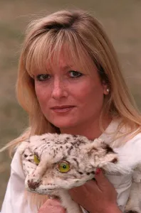 Gaby Roslin TV Presenter launching the World Wildlife Fund WWF Eyes