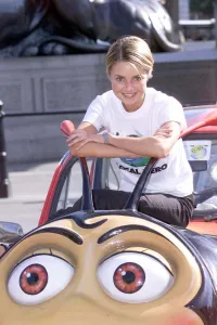 Gail Porter -TV Presenter - with a new hairstyle - August 1999 As she promotes