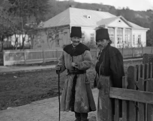 Galician peasant seen here in Halicz, who appears to be quite happy despite the Russian