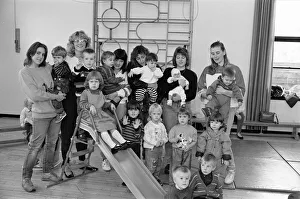 Games time... Members of Golcar St Johns mothers and toddlers group have given 100
