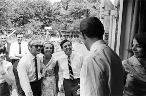 Garden Party at home of Graham Hill, Motor Racing Driver