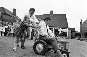 00791 Prints: Garden Party at home of Graham Hill, Motor Racing Driver