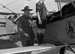 01207 Prints: Garden party at Woodley Aerodrome, Reading, Berkshire. Sir Campbell Rhodes CBE