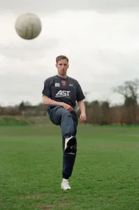 Gareth Southgate, footballer, pictured when he was a player at Aston Villa