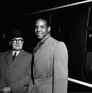Garfield Sobers, April 1958, West Indian Cricketer arriving at London Road Station