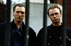 Gary Kemp and his brother Martin who starred in the true stroy of the Kray Twins of