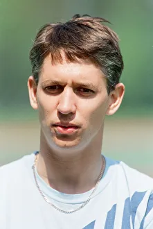 Gary Lineker England Football Player pictured ahead of friendly against Brazil at Wembley