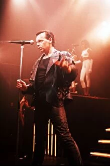 Images Dated 1st January 1985: Gary Numan live on stage in concert circa 1985