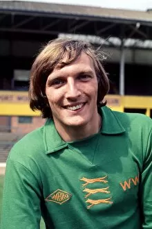 Wanderers Collection: Gary Pierce, football player of Wolverhampton Wanderers FC August 1976
