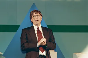 Bill Gates C. E. O. of Microsoft seen here at Inside Track 95'event at the N. E