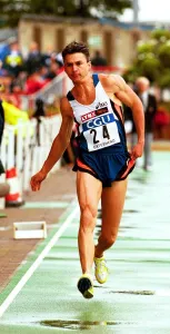 Triple Jump Prints: Gateshead Athletics July 1999, JONATHAN EDWARDS (GBR) in the mens TRIPLE JUMP