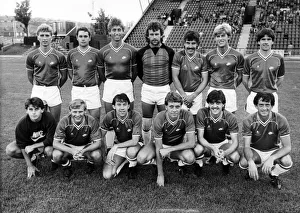 Group Shot Prints: Gateshead football team. (Back Row from the left) Justin Robson, Ian Campbell