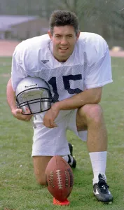 Rugby Prints: Gavin Hastings ex captain Scottish rugby team with the Scottish Claymores in Atlanta
