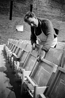Hall Prints: £13 a week carpenter Len Edmunds playing his homemade violin