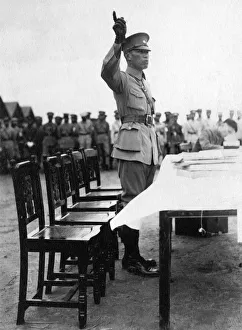 General Chiang Kai Shek, Commander in chief of Nanking Gpvernment Forces