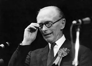 General Election Sir Alec Douglas Home makes a speech at Bellevue