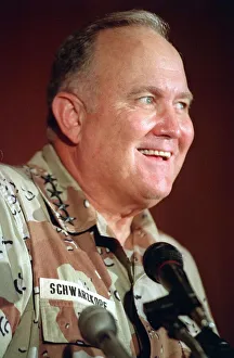 Speaking Prints: General Norman Schwarzkopf. a. k. a Stormin Norman