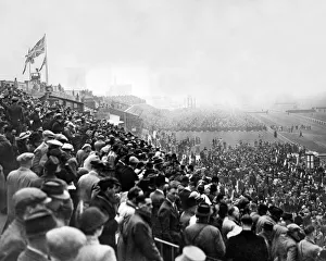Stands Prints: A general scene in between events at Aintree racecourse in Liverpool on the day of