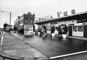 Places Prints: General scene showing Belle Vue ticket office where the new super saver ticket is on sale