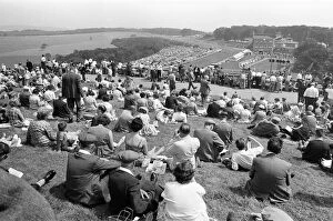 Images Dated 3rd July 2012: General scenes at Glorious Goodwood showing spectators. 25th July 1961