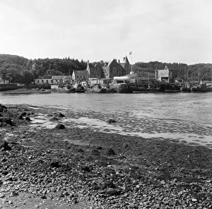 01046 Prints: General scenes of Lochinver, a village on the coast in the Assynt district of Sutherland
