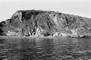 General scenes on Lundy Island. Lundy is the largest island in the Bristol Channel